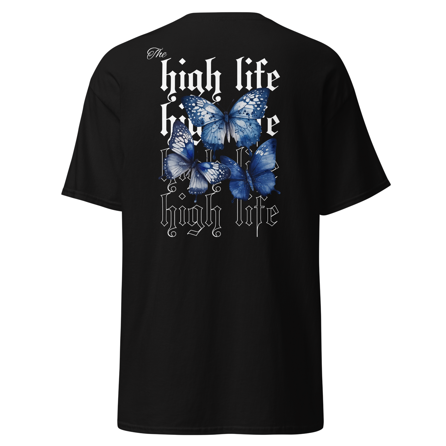 T-Shirt mit Aufdruck „High Life Butterflys“