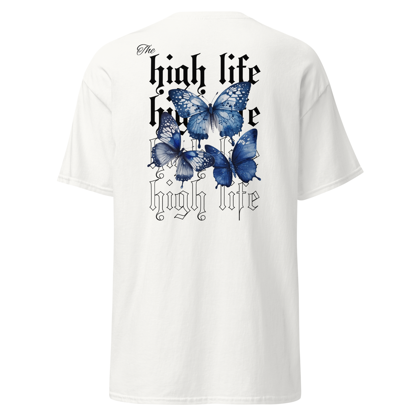 T-Shirt mit Aufdruck „High Life Butterflys“